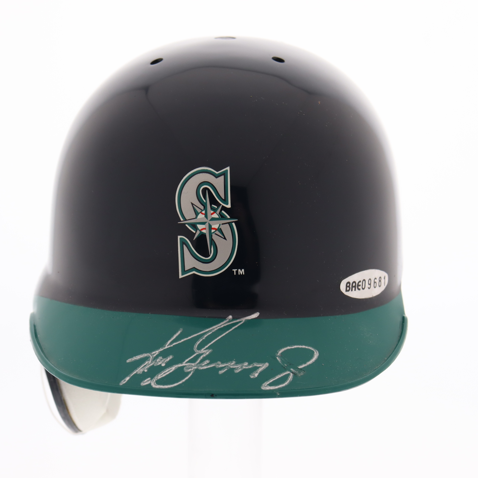 Ken Griffey Jr. Signed Mariners Mini Batting Helmet (UDA) at PristineAuction.com Ken Griffey Jr. Signed Mariners Mini Batting Helmet (UDA) at PristineAuction.com