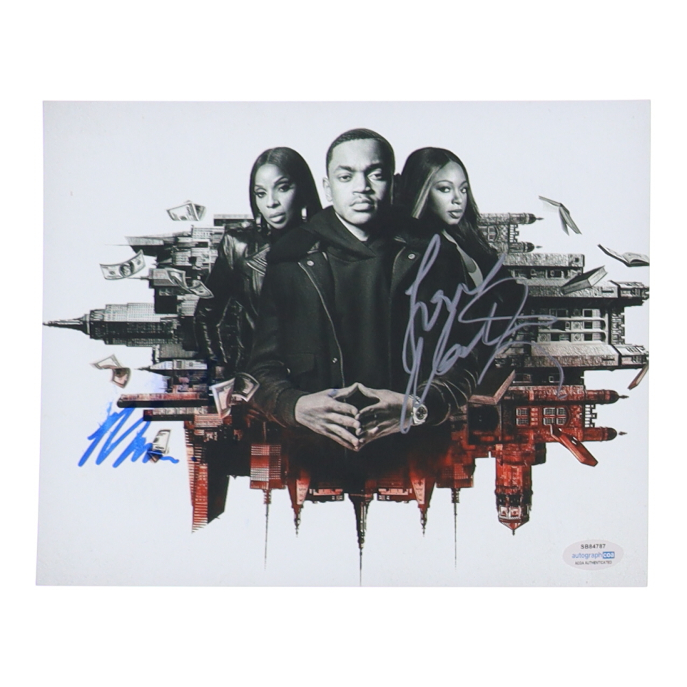 Michael Rainey Jr. & Naturi Naughton Signed "Power Book II Ghost" 8x10