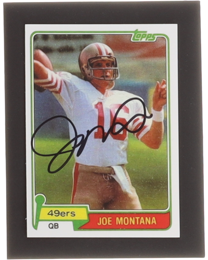 Joe Montana Signed Trading Card (Montana) at PristineAuction.com Joe Montana Signed Trading Card (Montana) at PristineAuction.com