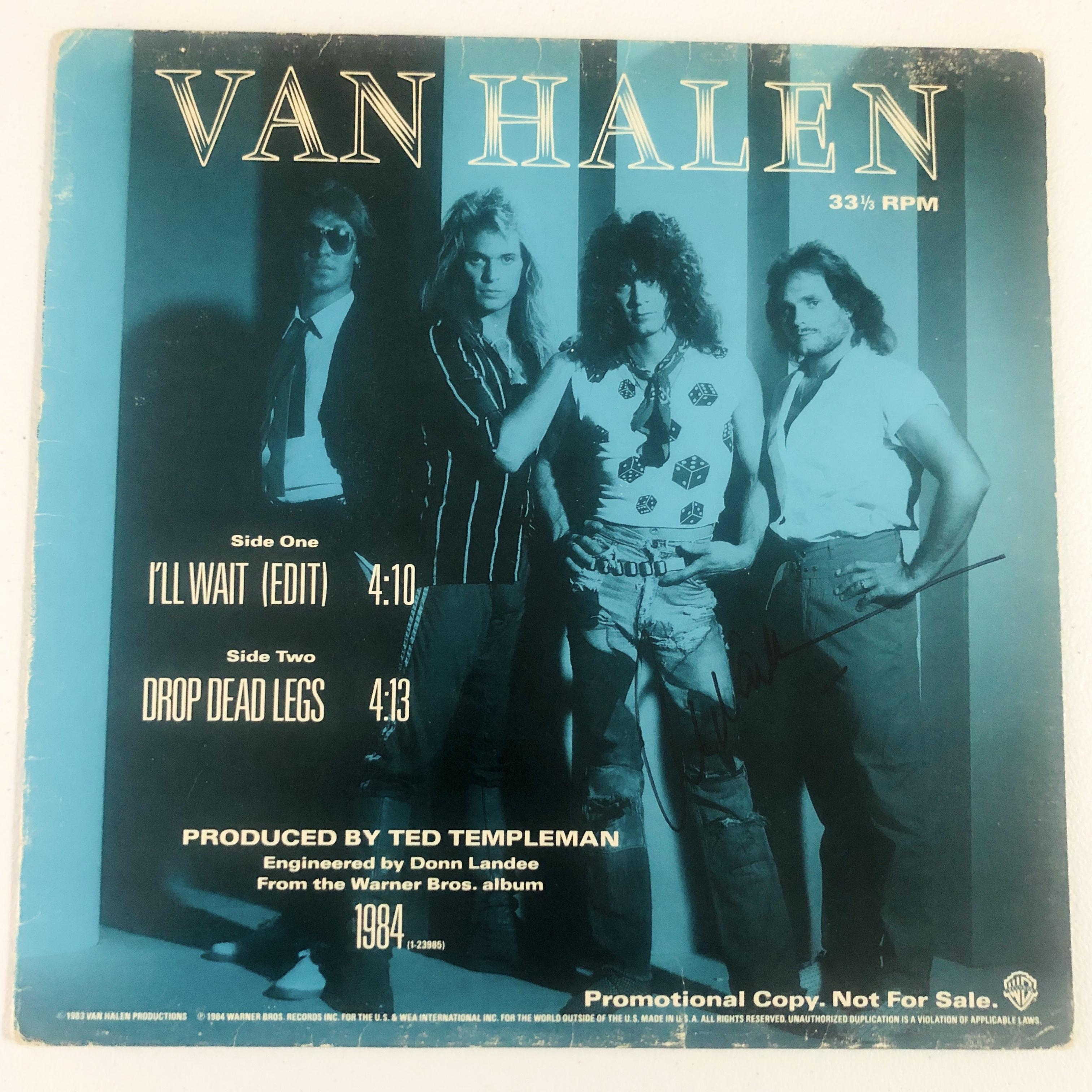 Alex Van Halen Signed 