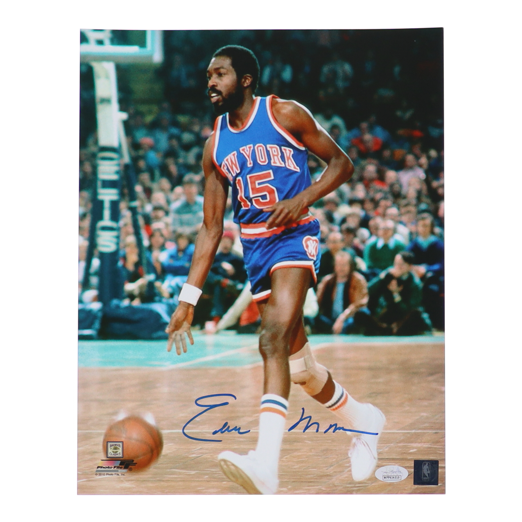 Earl Monroe Signed Knicks 11x14 Photo (JSA) at PristineAuction.com Earl Monroe Signed Knicks 11x14 Photo (JSA) at PristineAuction.com