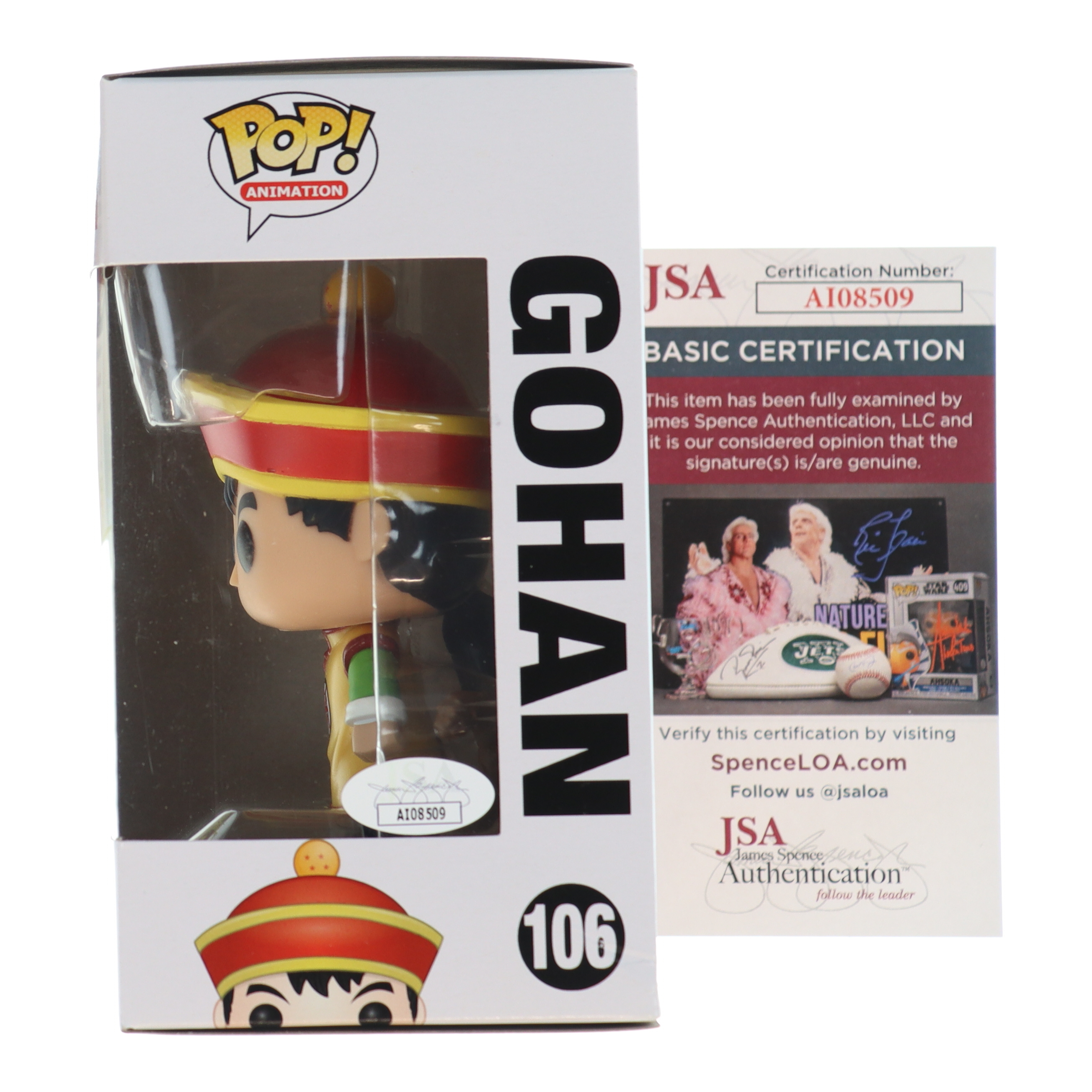 Stephanie Nadolny Signed "Dragon Ball Z" #106 Gohan Funko Pop! Vinyl Figure (JSA) at PristineAuction.com Stephanie Nadolny Signed "Dragon Ball Z" #106 Gohan Funko Pop! Vinyl Figure (JSA) at PristineAuction.com