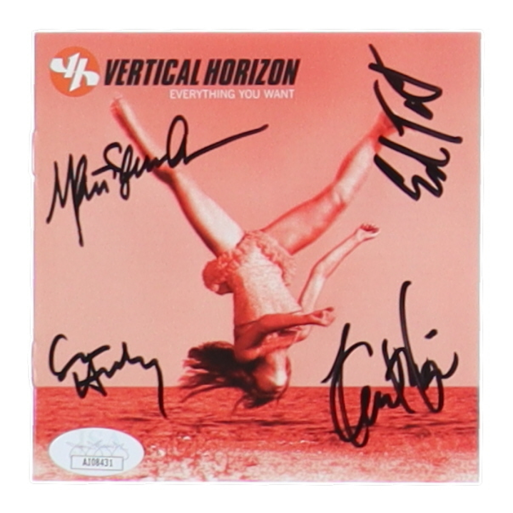 Vertical Horizon BandSigned "Everything You Want" CD Insert Booklet