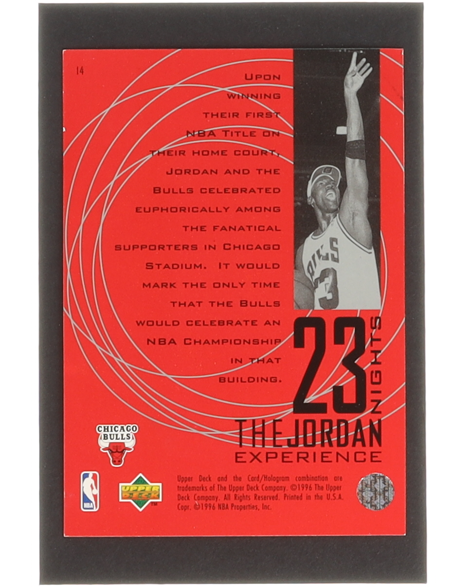 1996 upper deck the jordan experience