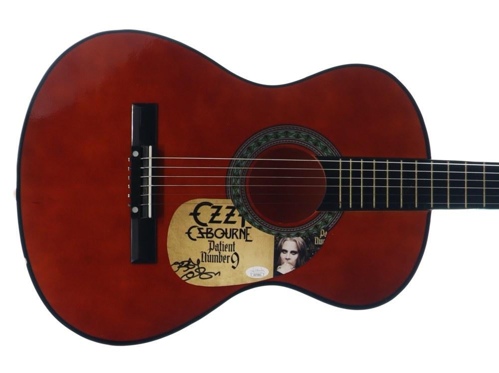 ozzy osbourne signed guitar