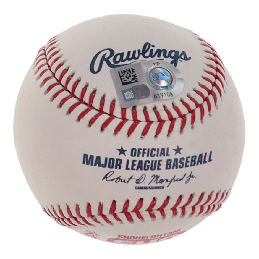 Shohei Ohtani Signed OML SHOTIME Logo Baseball (MLB) at PristineAuction.com Shohei Ohtani Signed OML SHOTIME Logo Baseball (MLB) at PristineAuction.com