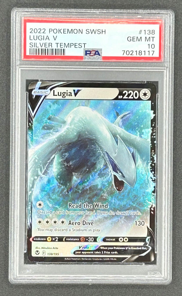 Lugia V 2022 Pokemon Sword And Shield Silver Tempest 138 Full Art Holo