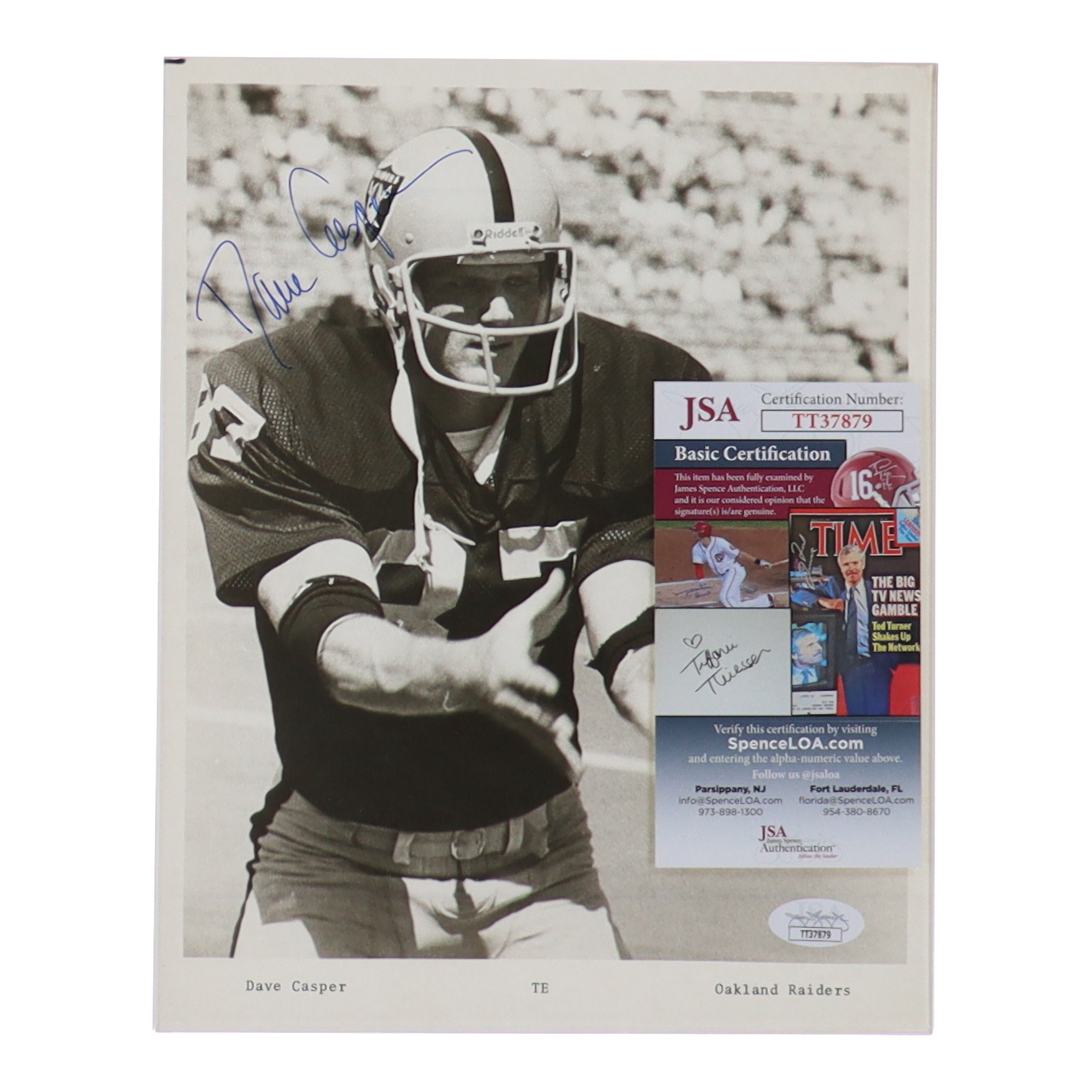 Dave Casper Signed Raiders 8x10 Photo (JSA) at PristineAuction.com Dave Casper Signed Raiders 8x10 Photo (JSA) at PristineAuction.com