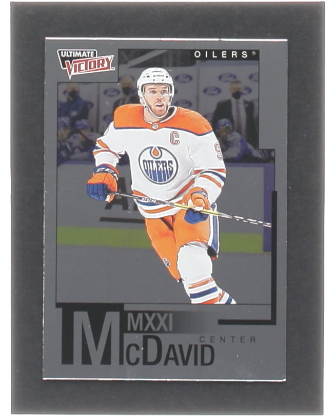 Connor McDavid 2020-21 Upper Deck McDavid MMXXI #CM4 at PristineAuction.com Connor McDavid 2020-21 Upper Deck McDavid MMXXI #CM4 at PristineAuction.com