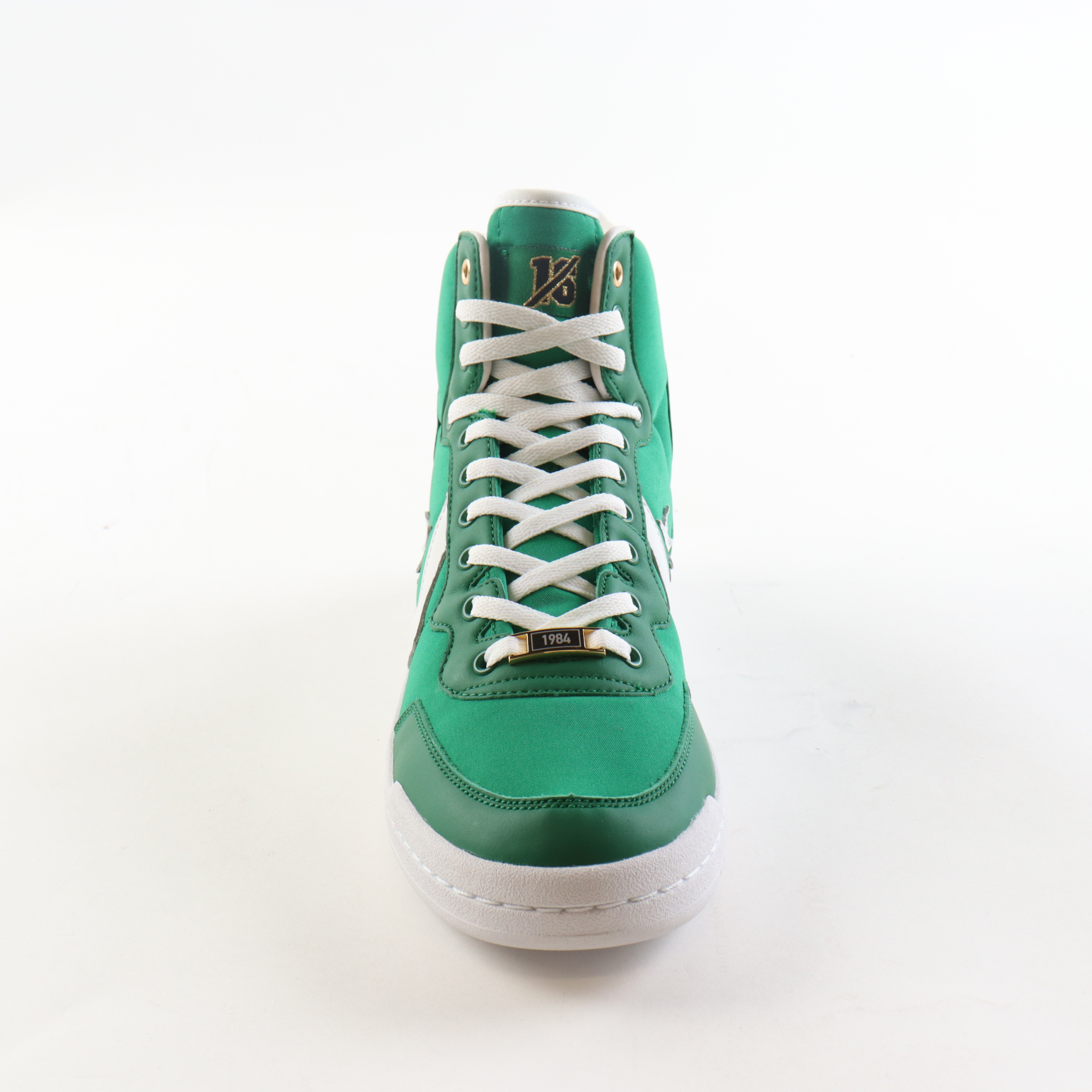 Larry Bird Signed 1984 Celtics Championship Special Edition Converse Basketball Shoe With Display Case (PSA) at PristineAuction.com Larry Bird Signed 1984 Celtics Championship Special Edition Converse Basketball Shoe With Display Case (PSA) at PristineAuction.com