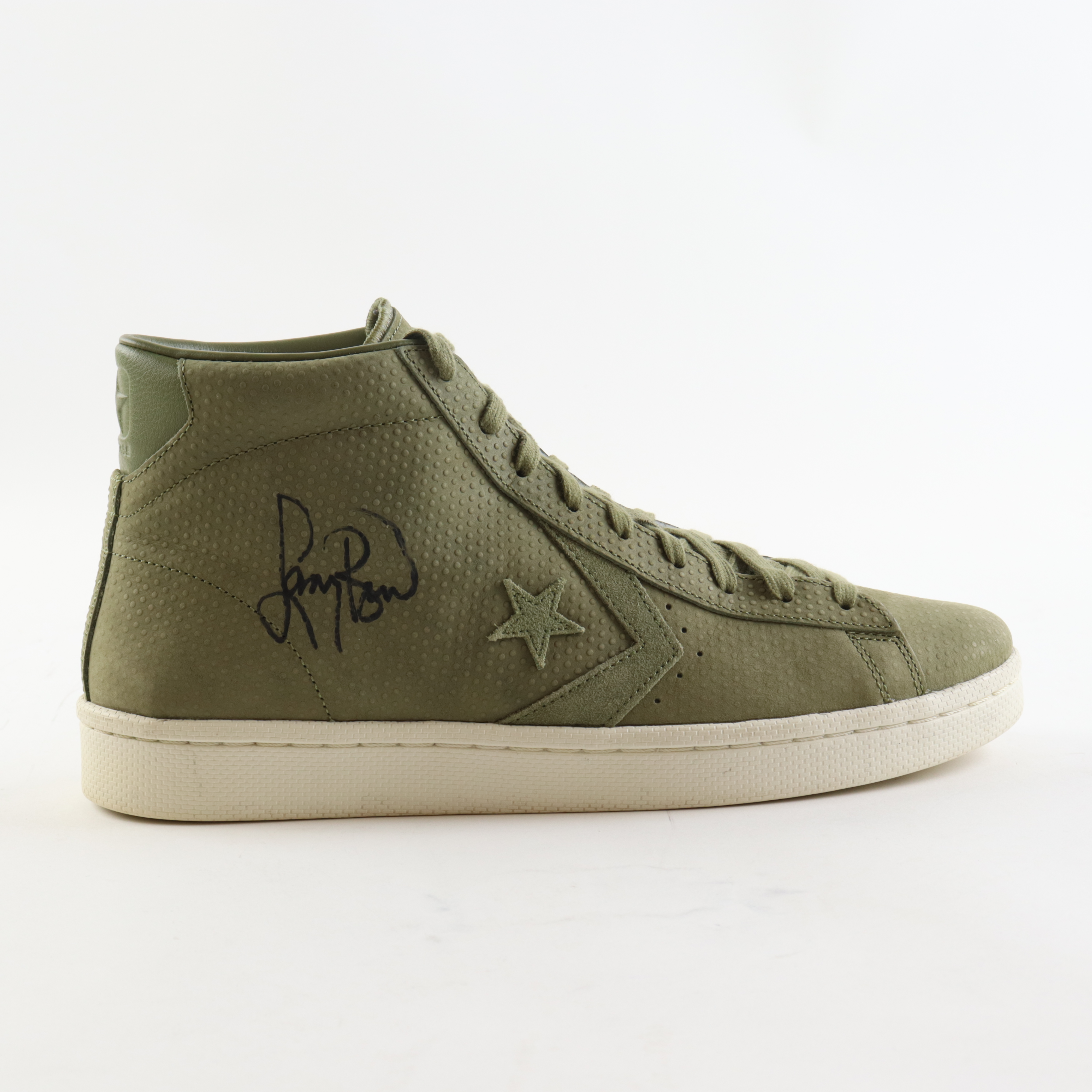 Larry Bird Signed Converse Basketball Shoe With Display Case (PSA) at PristineAuction.com Larry Bird Signed Converse Basketball Shoe With Display Case (PSA) at PristineAuction.com