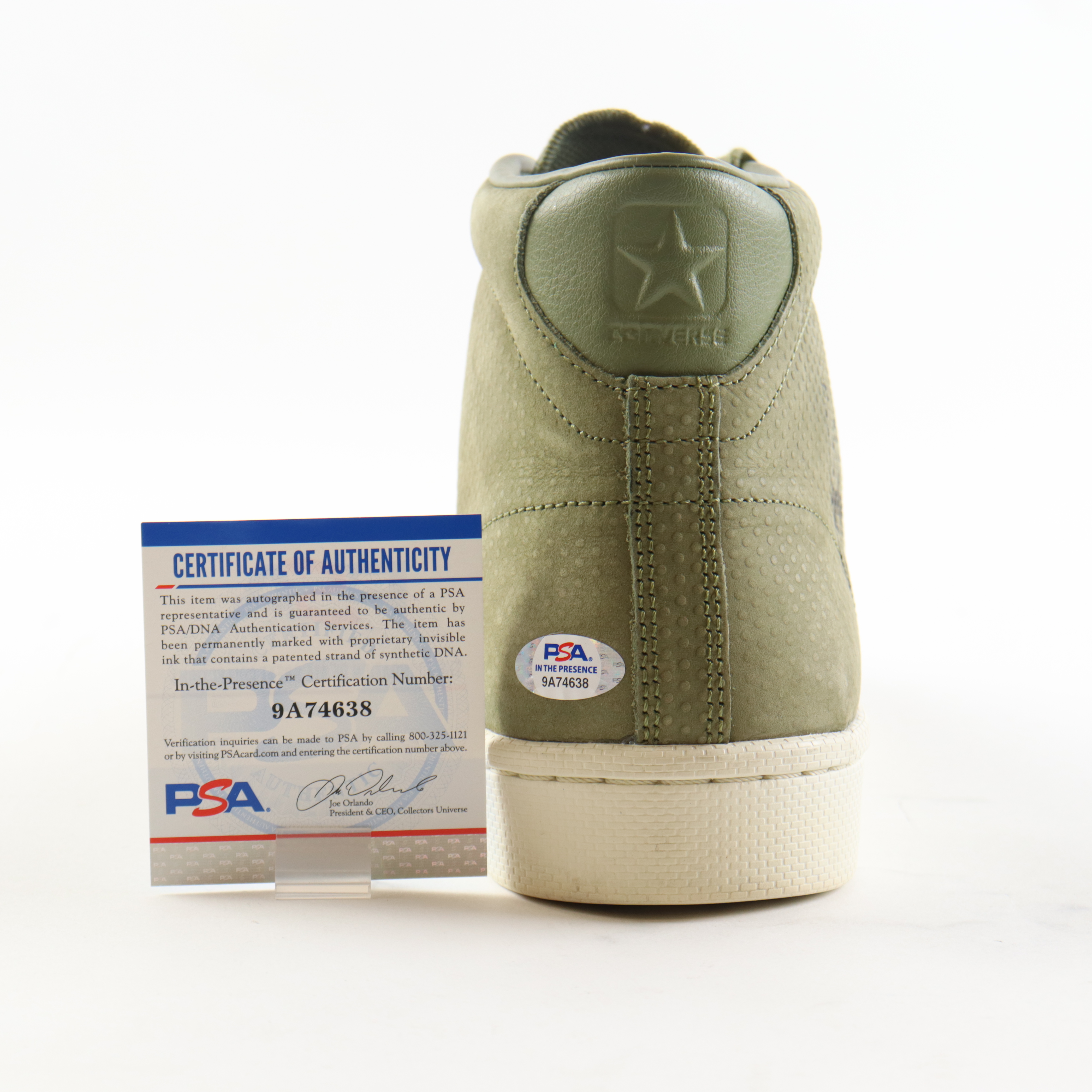 Larry Bird Signed Converse Basketball Shoe With Display Case (PSA) at PristineAuction.com Larry Bird Signed Converse Basketball Shoe With Display Case (PSA) at PristineAuction.com