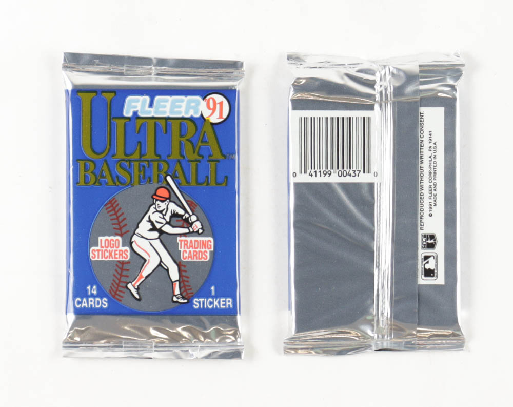 1991 Fleer Ultra Baseball Cards (36) Packs at PristineAuction.com 1991 Fleer Ultra Baseball Cards (36) Packs at PristineAuction.com
