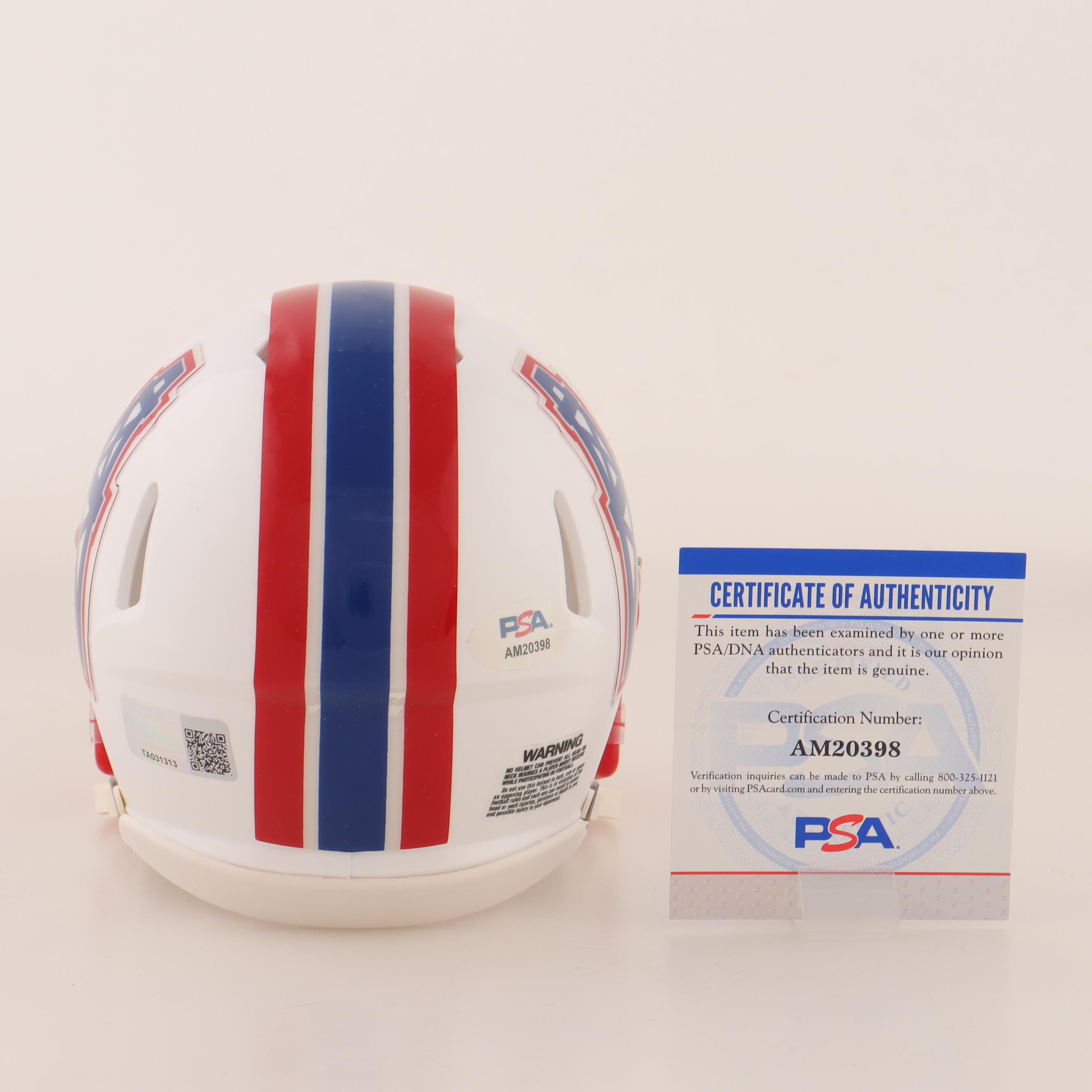 Earl Campbell Signed Oilers Mini Helmet (PSA & Timeless) at PristineAuction.com Earl Campbell Signed Oilers Mini Helmet (PSA & Timeless) at PristineAuction.com
