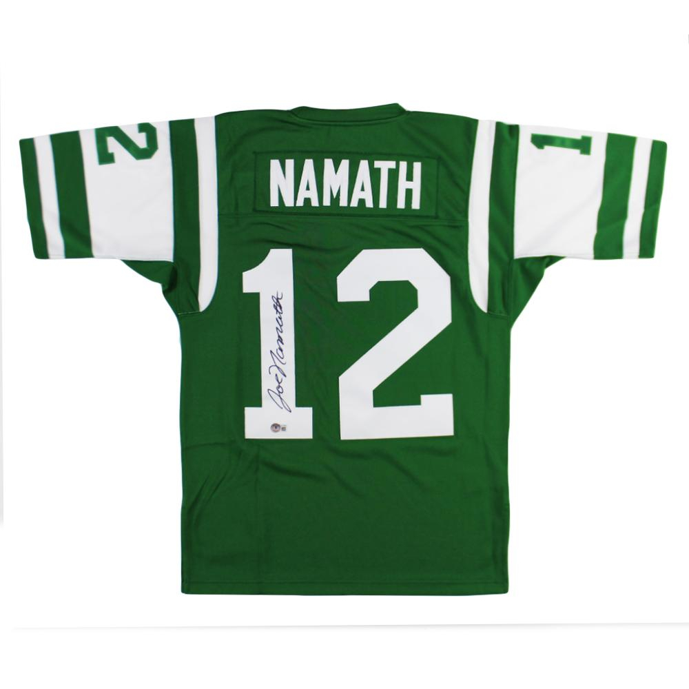 Joe Namath Signed Jets Jersey (Beckett) Pristine Auction