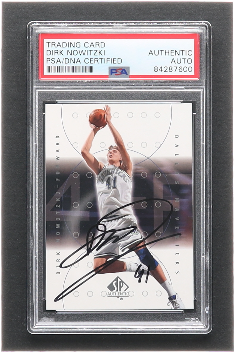 Dirk Nowitzki Signed 2000-01 SP Authentic #17 (PSA) at PristineAuction.com Dirk Nowitzki Signed 2000-01 SP Authentic #17 (PSA) at PristineAuction.com