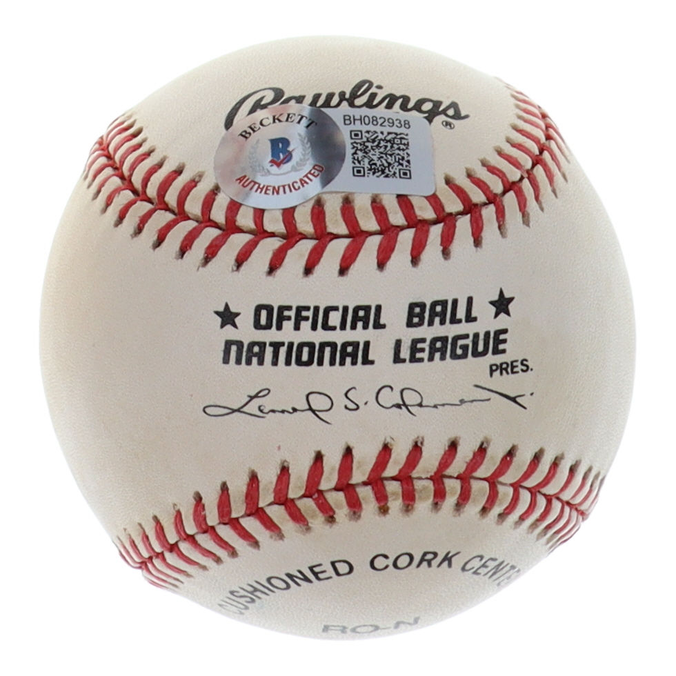 Pat Burrell Signed ONL Baseball (Beckett) at PristineAuction.com Pat Burrell Signed ONL Baseball (Beckett) at PristineAuction.com