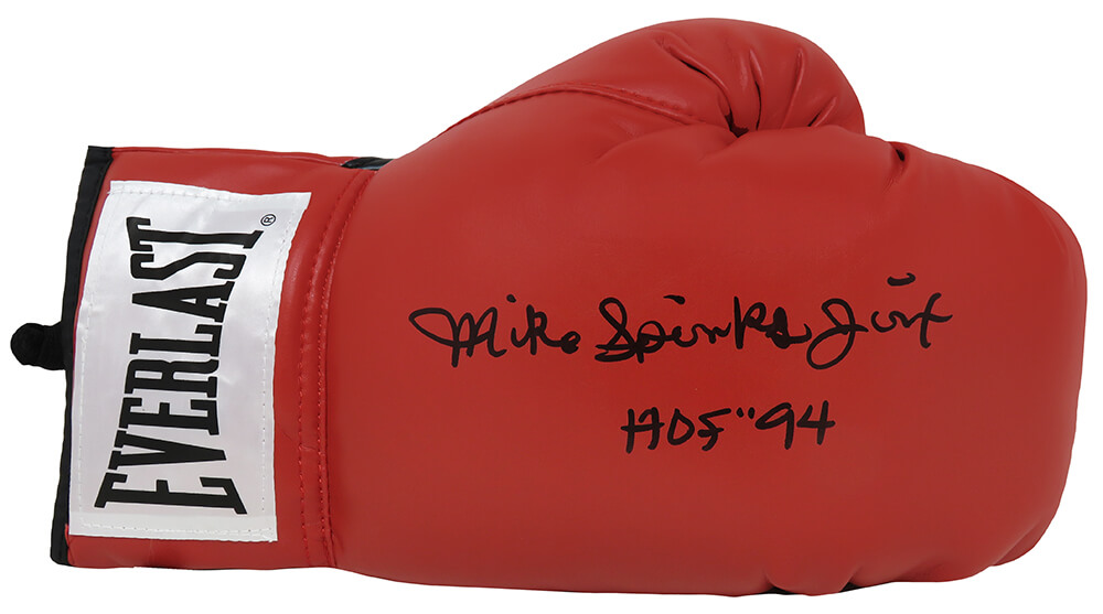Michael Spinks Signed Everlast Boxing Glove Inscribed "Jinx" & "HOF'94" (Schwartz) at PristineAuction.com Michael Spinks Signed Everlast Boxing Glove Inscribed "Jinx" & "HOF'94" (Schwartz) at PristineAuction.com