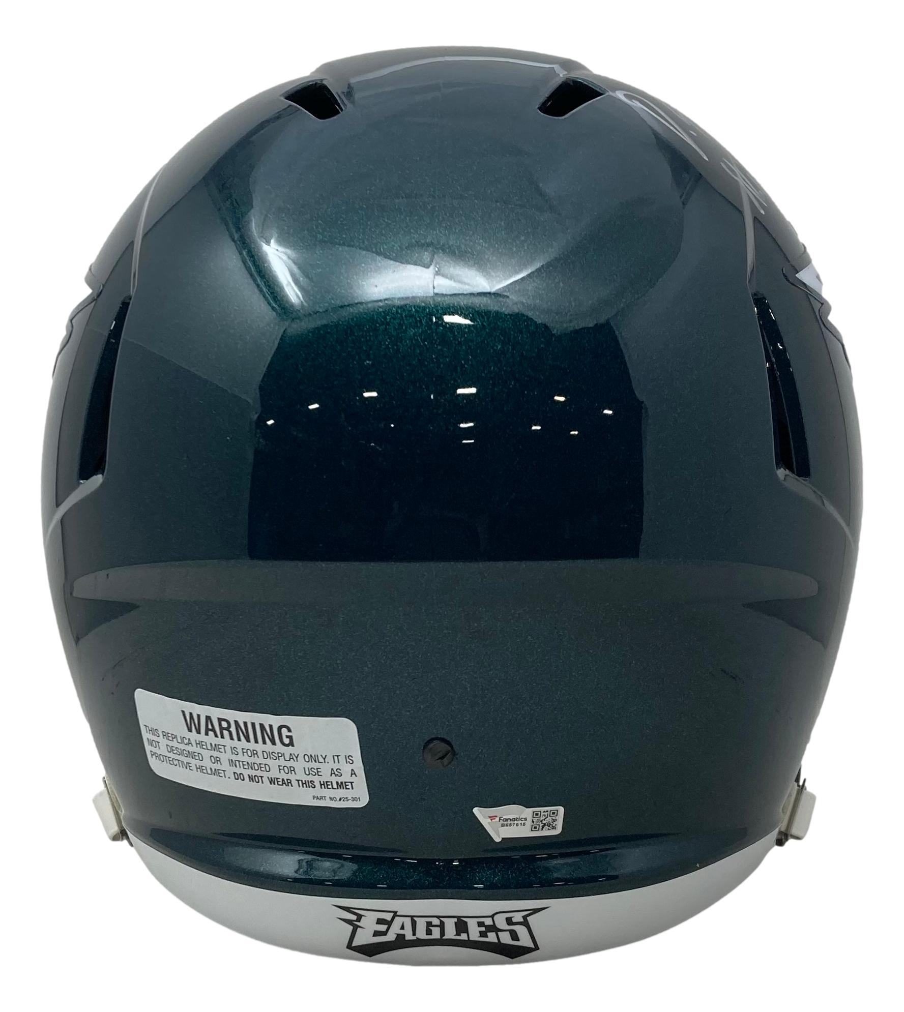 DeVonta Smith Signed Eagles Full-Size Speed Helmet Inscribed "Skinny Batman" (Fanatics) at PristineAuction.com DeVonta Smith Signed Eagles Full-Size Speed Helmet Inscribed "Skinny Batman" (Fanatics) at PristineAuction.com