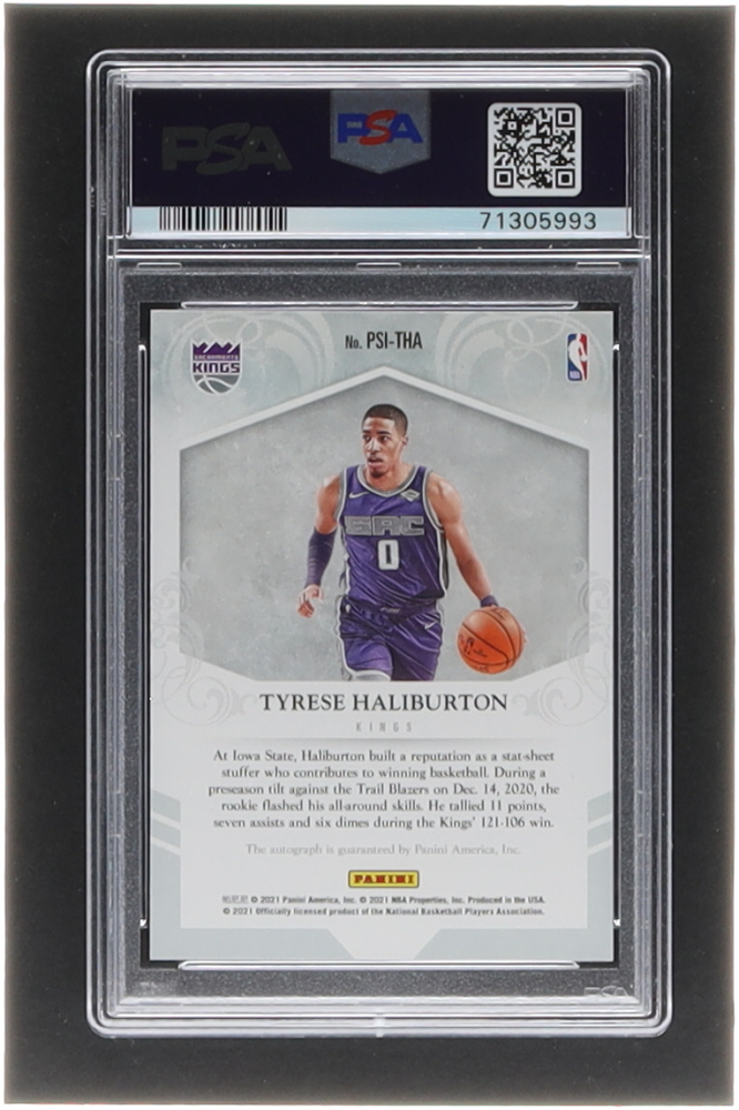 2020-21 Panini Certified - Tyrese Haliburton #189 Mirror Blue (RC