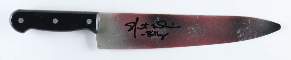 Skeet Ulrich Signed Knife Inscribed "Billy" (JSA) at PristineAuction.com Skeet Ulrich Signed Knife Inscribed "Billy" (JSA) at PristineAuction.com
