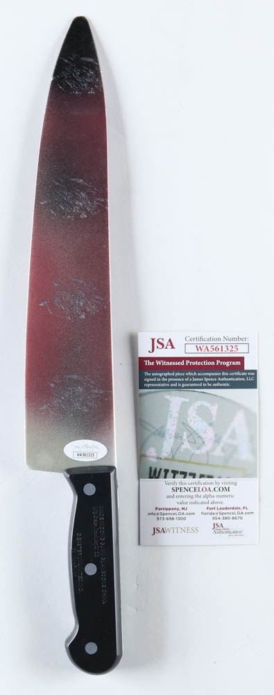 Skeet Ulrich Signed Knife Inscribed "Billy" (JSA) at PristineAuction.com Skeet Ulrich Signed Knife Inscribed "Billy" (JSA) at PristineAuction.com