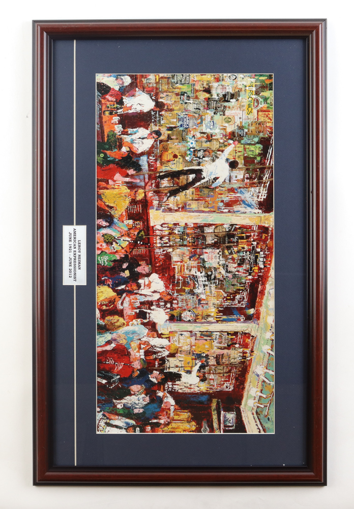 LeRoy Neiman "Irish Bar Scene" Custom Framed Print Display at PristineAuction.com LeRoy Neiman "Irish Bar Scene" Custom Framed Print Display at PristineAuction.com