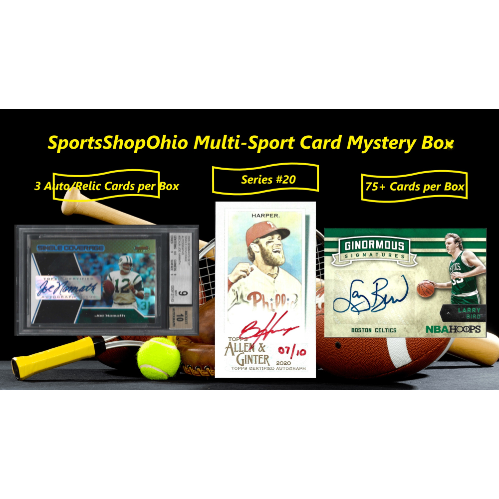 MultiSport Card Mystery Box Series 20 Pristine Auction
