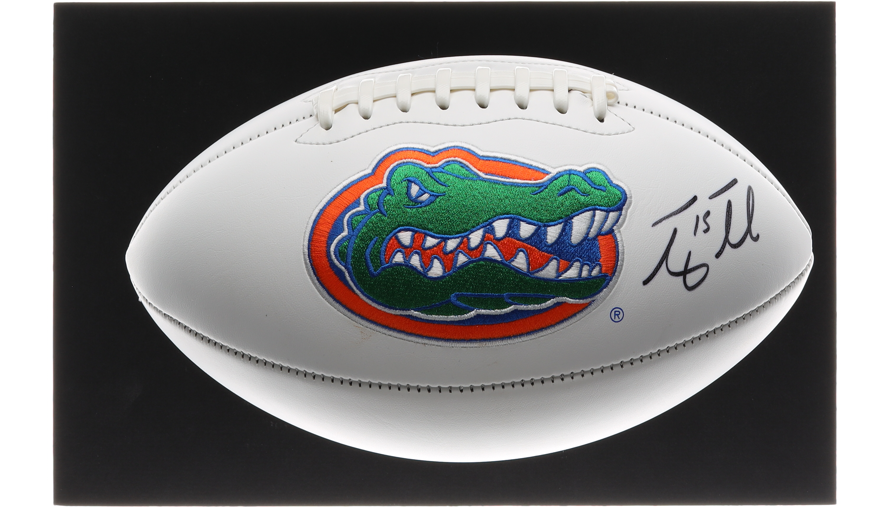 Tim Tebow Signed Florida Gators Logo Football (PSA & Tebow) at PristineAuction.com Tim Tebow Signed Florida Gators Logo Football (PSA & Tebow) at PristineAuction.com