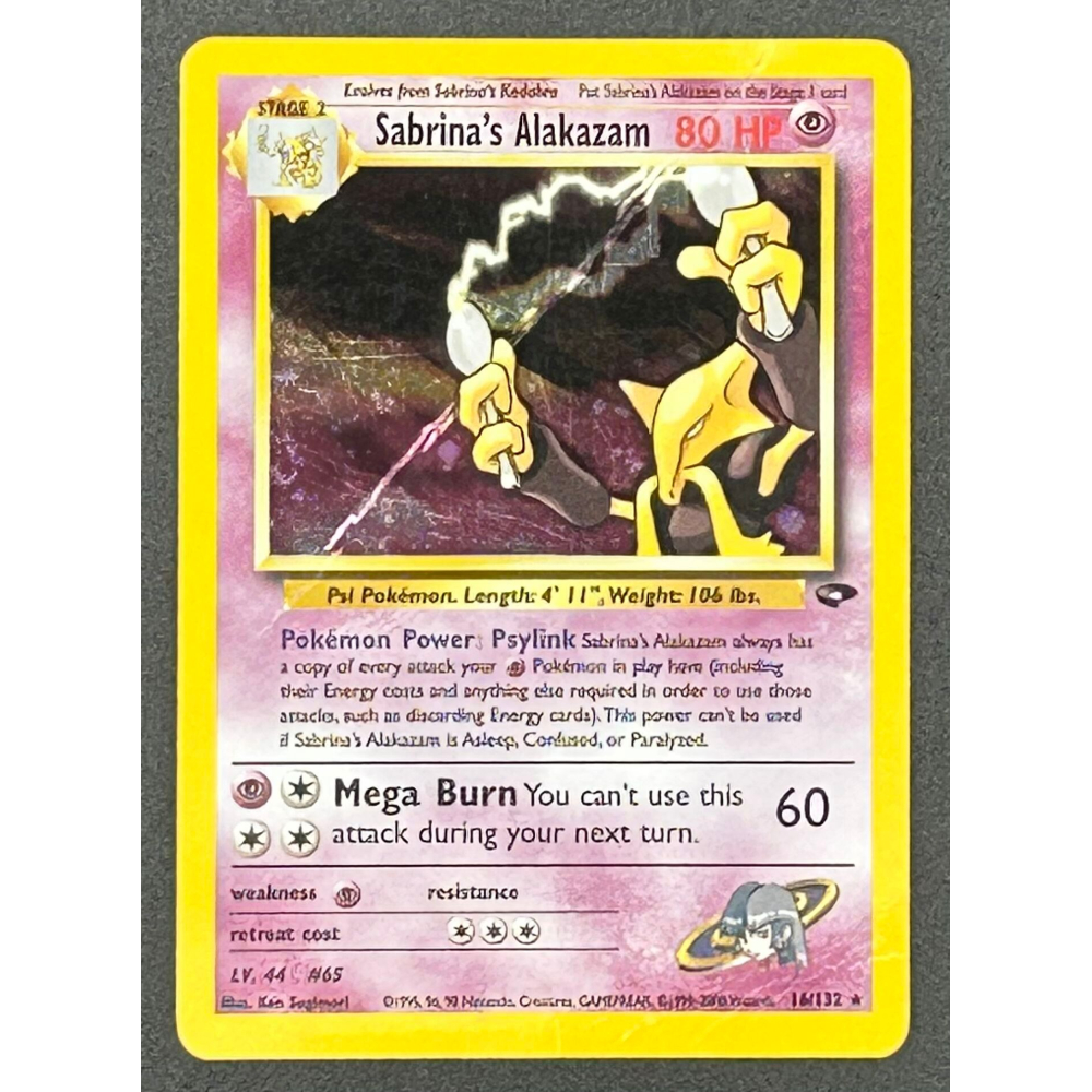 Sabrina's Alakazam 2000 Pokemon Gym Challenge Unlimited #16 Holo | Pristine Auction Sabrina's Alakazam 2000 Pokemon Gym Challenge Unlimited #16 Holo | Pristine Auction