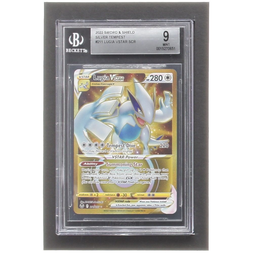 Lugia VSTAR 2022 Pokemon Sword and Shield Silver Tempest #211 (BGS 9) | Pristine Auction Lugia VSTAR 2022 Pokemon Sword and Shield Silver Tempest #211 (BGS 9) | Pristine Auction