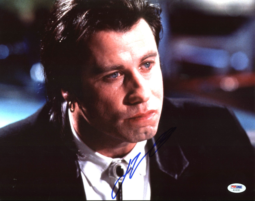 Pulp Signed John Travolta Signed