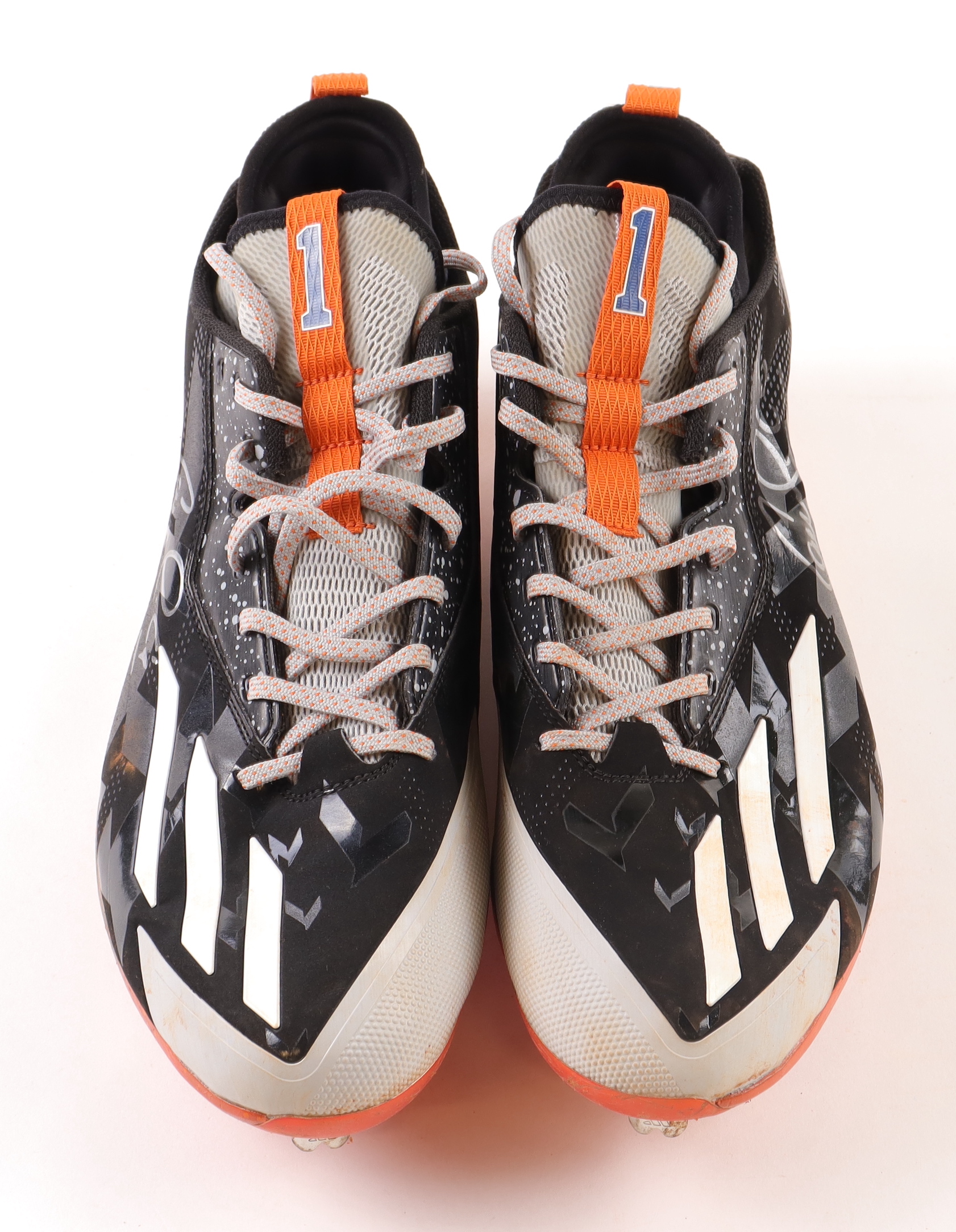 Carlos Correa Twice-Signed Game-Used Pair of Baseball Cleats 