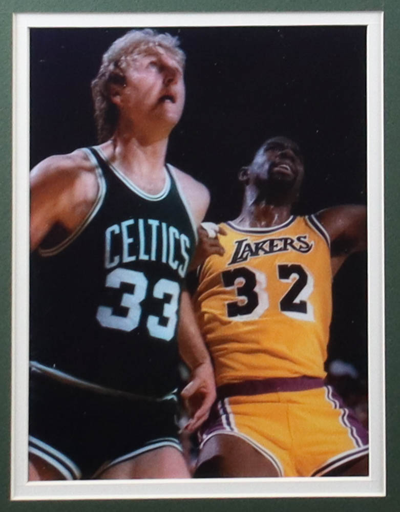 Larry Bird Signed Custom Framed Jersey Display with a Celtics Championship Mini Metal Banner and (2) Celtics Metal Pins (PSA) at PristineAuction.com Larry Bird Signed Custom Framed Jersey Display with a Celtics Championship Mini Metal Banner and (2) Celtics Metal Pins (PSA) at PristineAuction.com