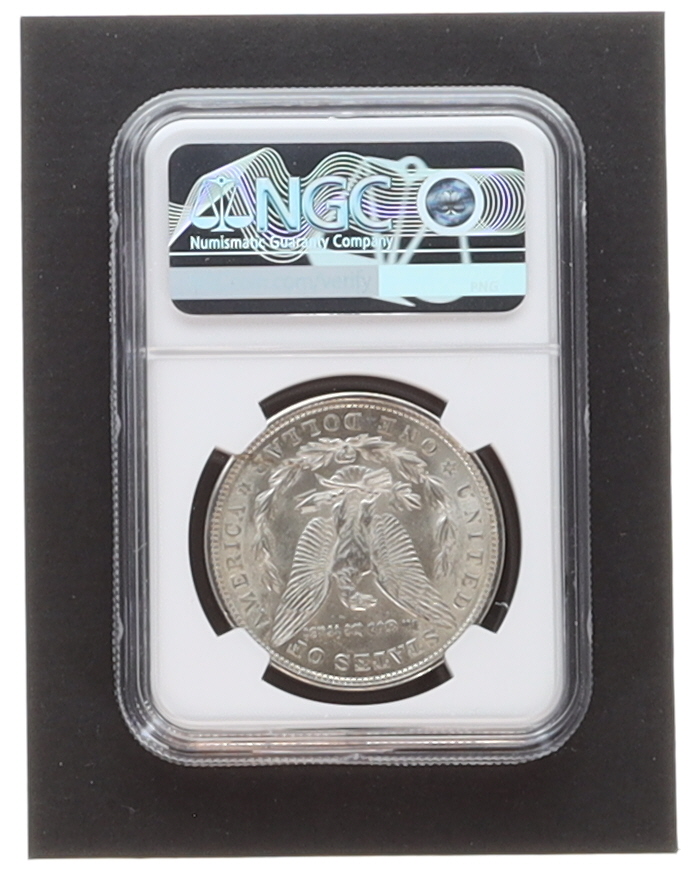 1921 Morgan $1 One Dollar Silver Coin (NGC Brilliant UNC) at PristineAuction.com 1921 Morgan $1 One Dollar Silver Coin (NGC Brilliant UNC) at PristineAuction.com