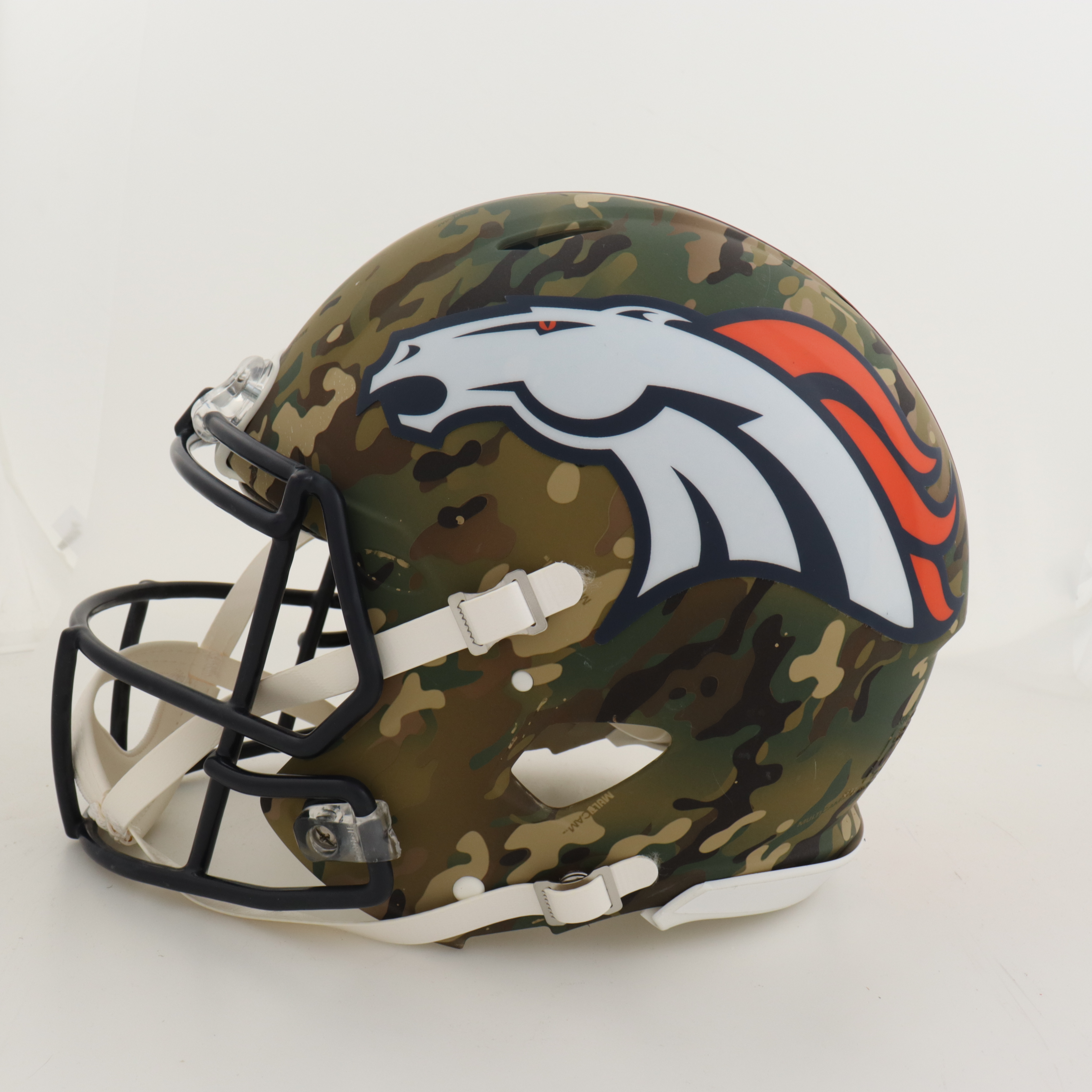 Peyton Manning Signed Broncos Full-Size Authentic, On-Field Camo Alternate Speed Helmet (Fanatics) at PristineAuction.com Peyton Manning Signed Broncos Full-Size Authentic, On-Field Camo Alternate Speed Helmet (Fanatics) at PristineAuction.com