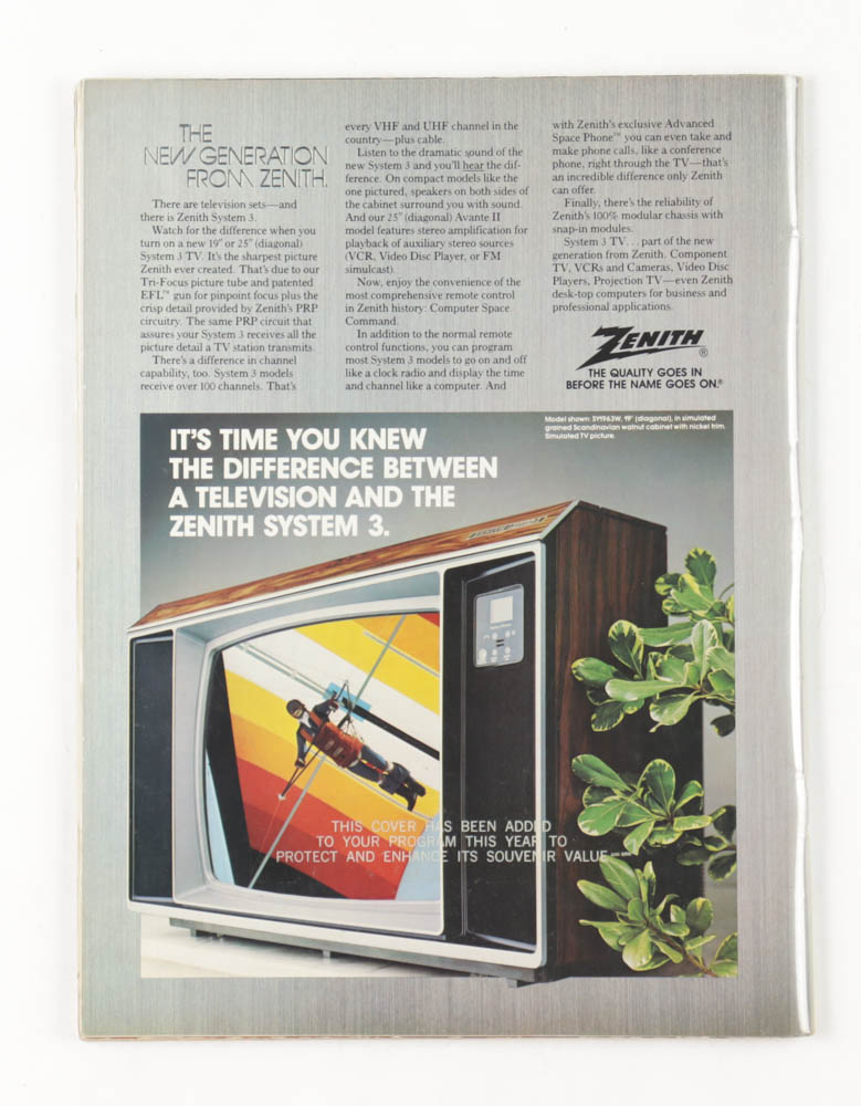 Game Day Football Hall of Fame Class of 1982 Program Signed by (5) with Sam Huff, Merlin Olsen, Doug Atkins, Plus (2) Signatures with Inscription (Beckett) at PristineAuction.com Game Day Football Hall of Fame Class of 1982 Program Signed by (5) with Sam Huff, Merlin Olsen, Doug Atkins, Plus (2) Signatures with Inscription (Beckett) at PristineAuction.com