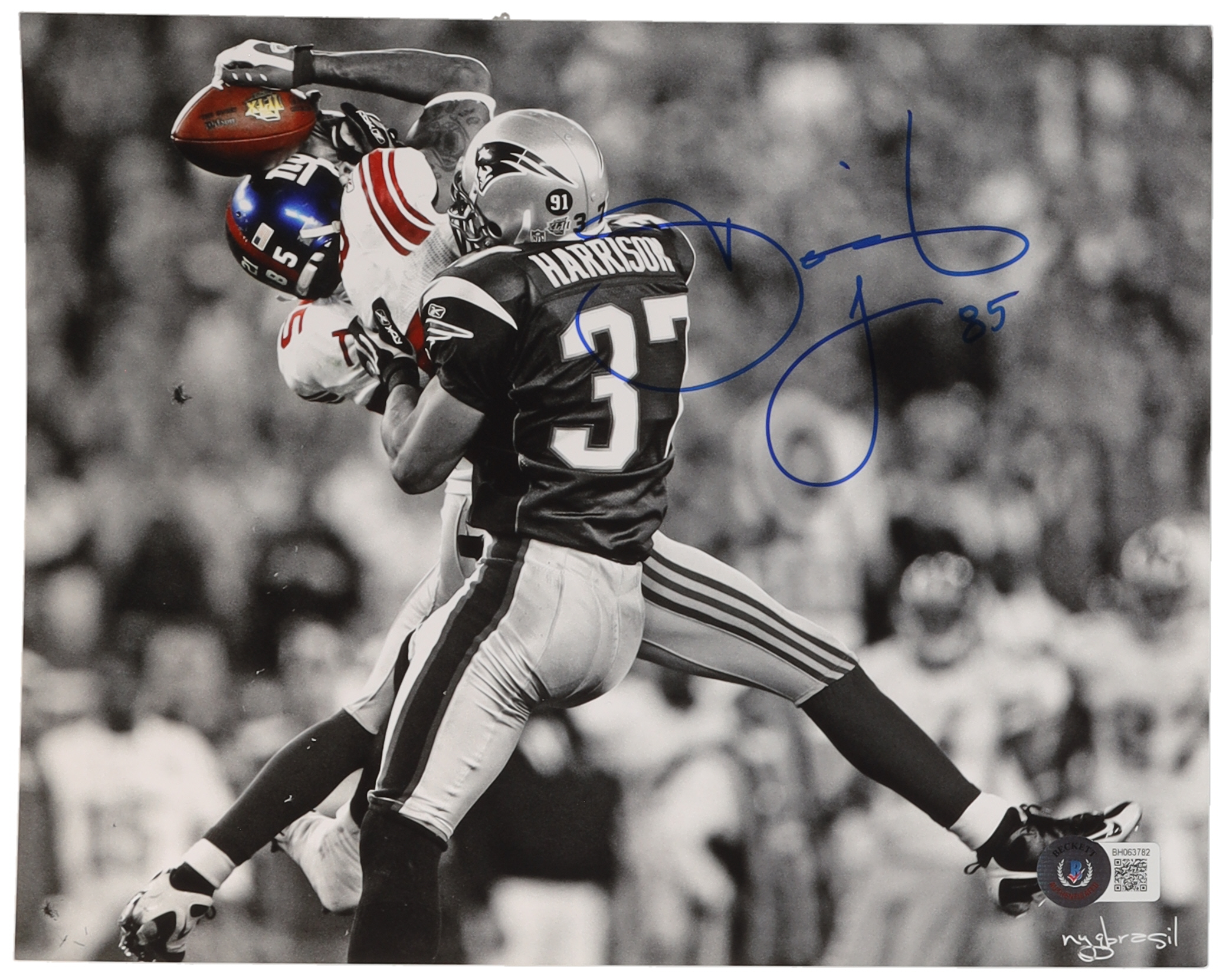 David Tyree Signed Giants 8x10 Photo (Beckett) at PristineAuction.com David Tyree Signed Giants 8x10 Photo (Beckett) at PristineAuction.com
