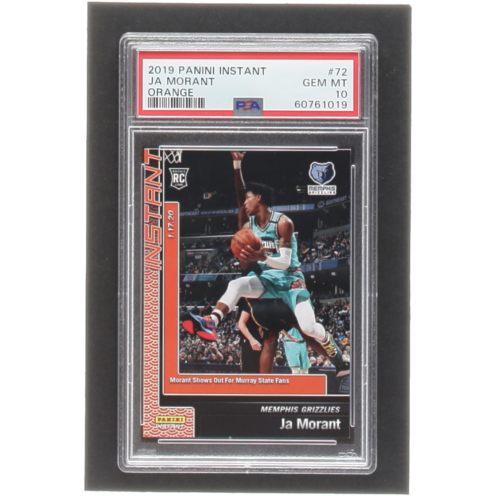 その他 2019 PANINI INSTANT ORANGE JA MORANT RC Ja Morant 2019 Panini Instant Orange #72 RC LE (PSA 10) | Pristine