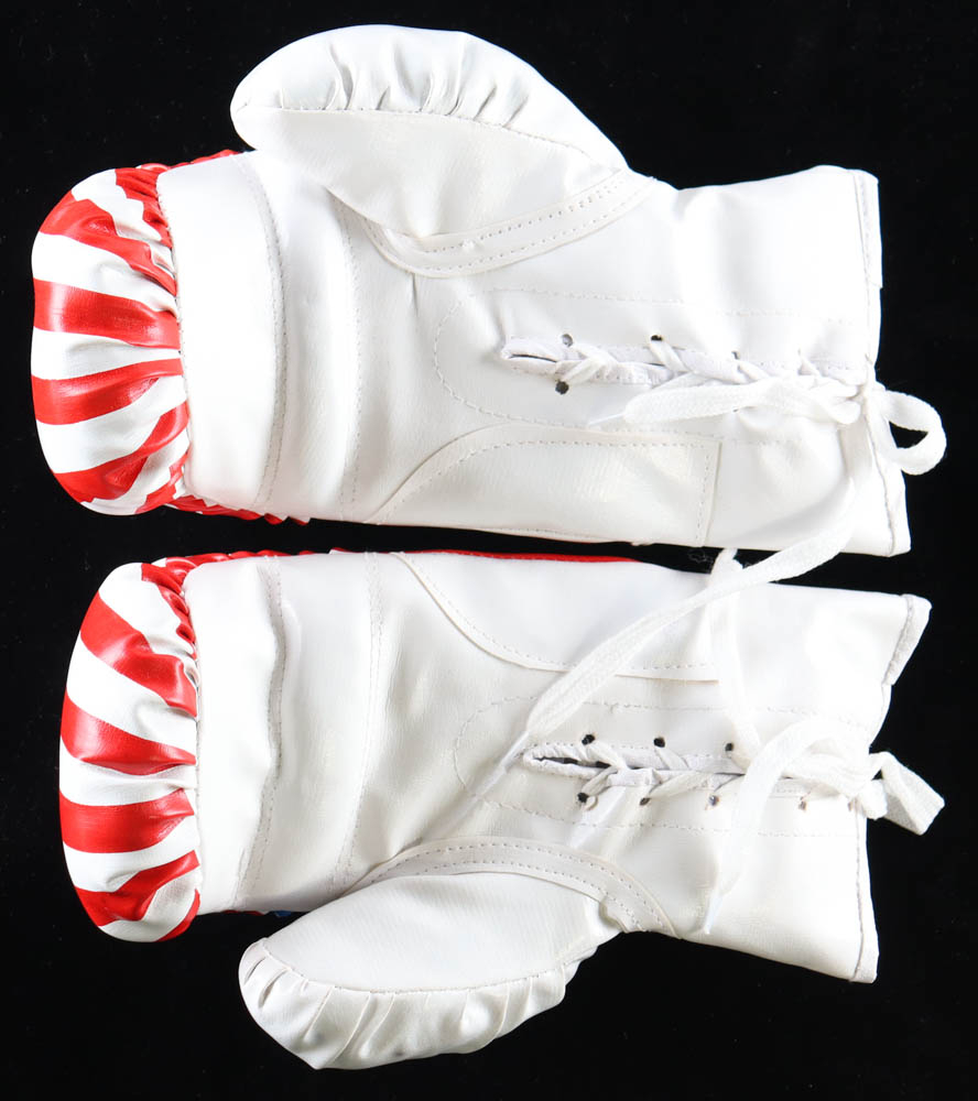 Set of (2) Mike Tyson Signed USA Last Punch Boxing Gloves (Tyson & JSA