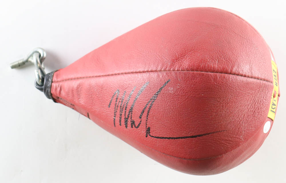 Mike Tyson Signed Everlast Professional Speed Bag (JSA) at PristineAuction.com Mike Tyson Signed Everlast Professional Speed Bag (JSA) at PristineAuction.com