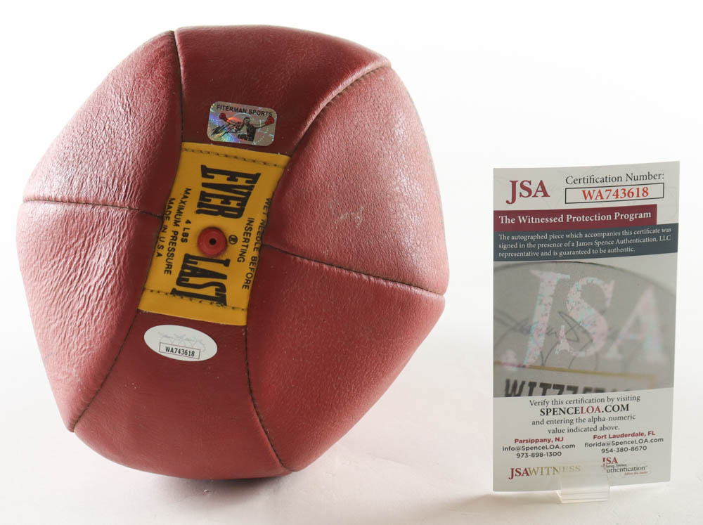 Mike Tyson Signed Everlast Professional Speed Bag (JSA) at PristineAuction.com Mike Tyson Signed Everlast Professional Speed Bag (JSA) at PristineAuction.com