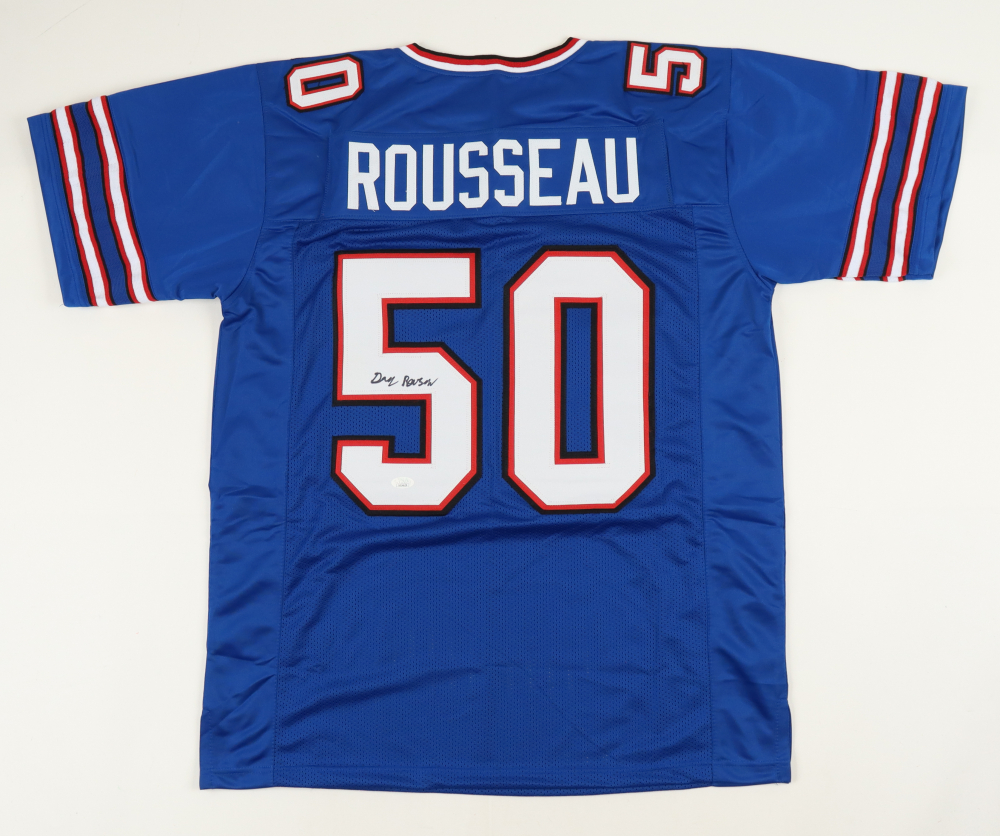 Gregory Rousseau Signed Jersey (JSA) at PristineAuction.com Gregory Rousseau Signed Jersey (JSA) at PristineAuction.com