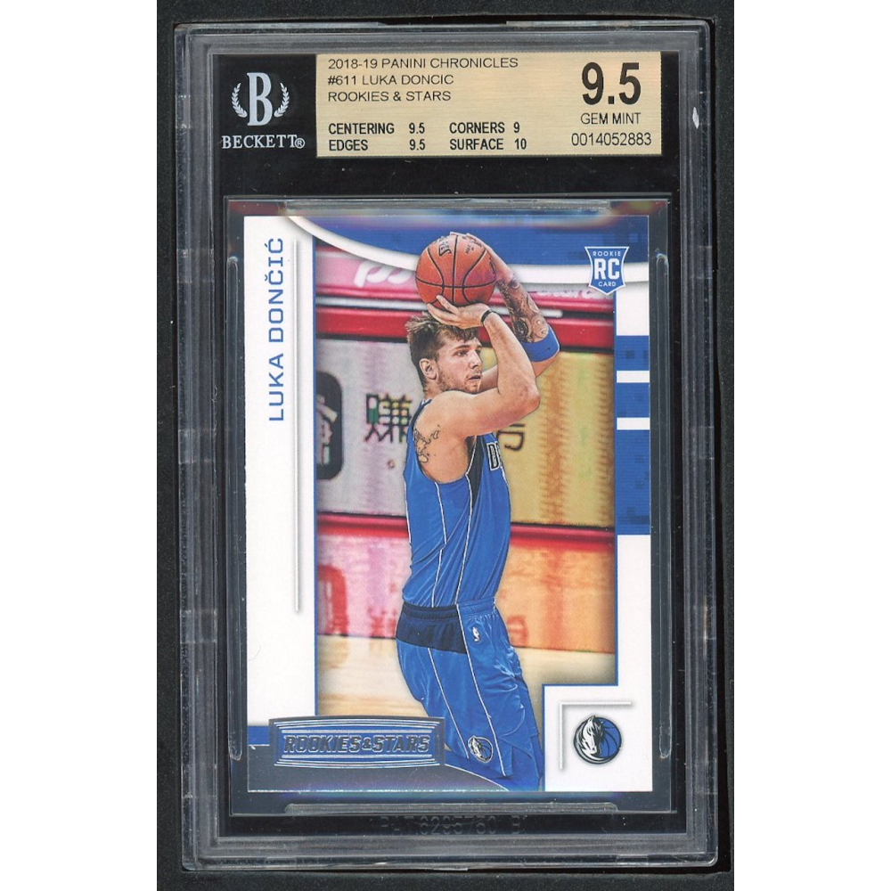 Luka Doncic 2018-19 Panini Chronicles #611 Rookies and Stars (BGS 9.5) |  Pristine Auction