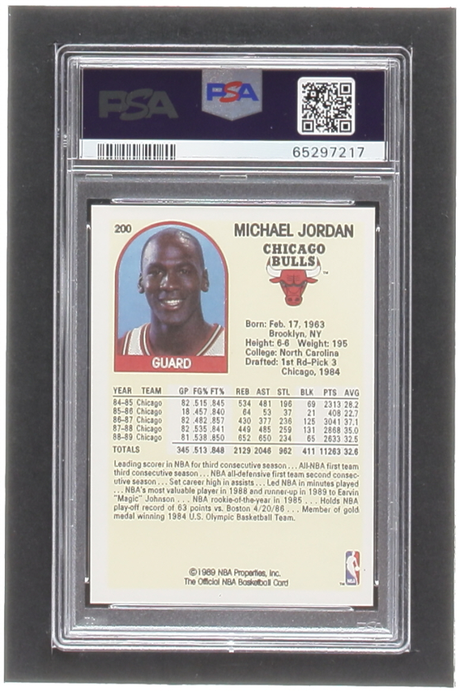 Michael Jordan 198990 Hoops 200 (PSA 10) Pristine Auction