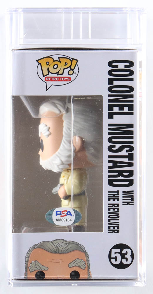 Martin Mull Signed "Clue" #53 Colonel Mustard with The Revolver Funko Pop! Vinyl Figure (PSA) at PristineAuction.com Martin Mull Signed "Clue" #53 Colonel Mustard with The Revolver Funko Pop! Vinyl Figure (PSA) at PristineAuction.com