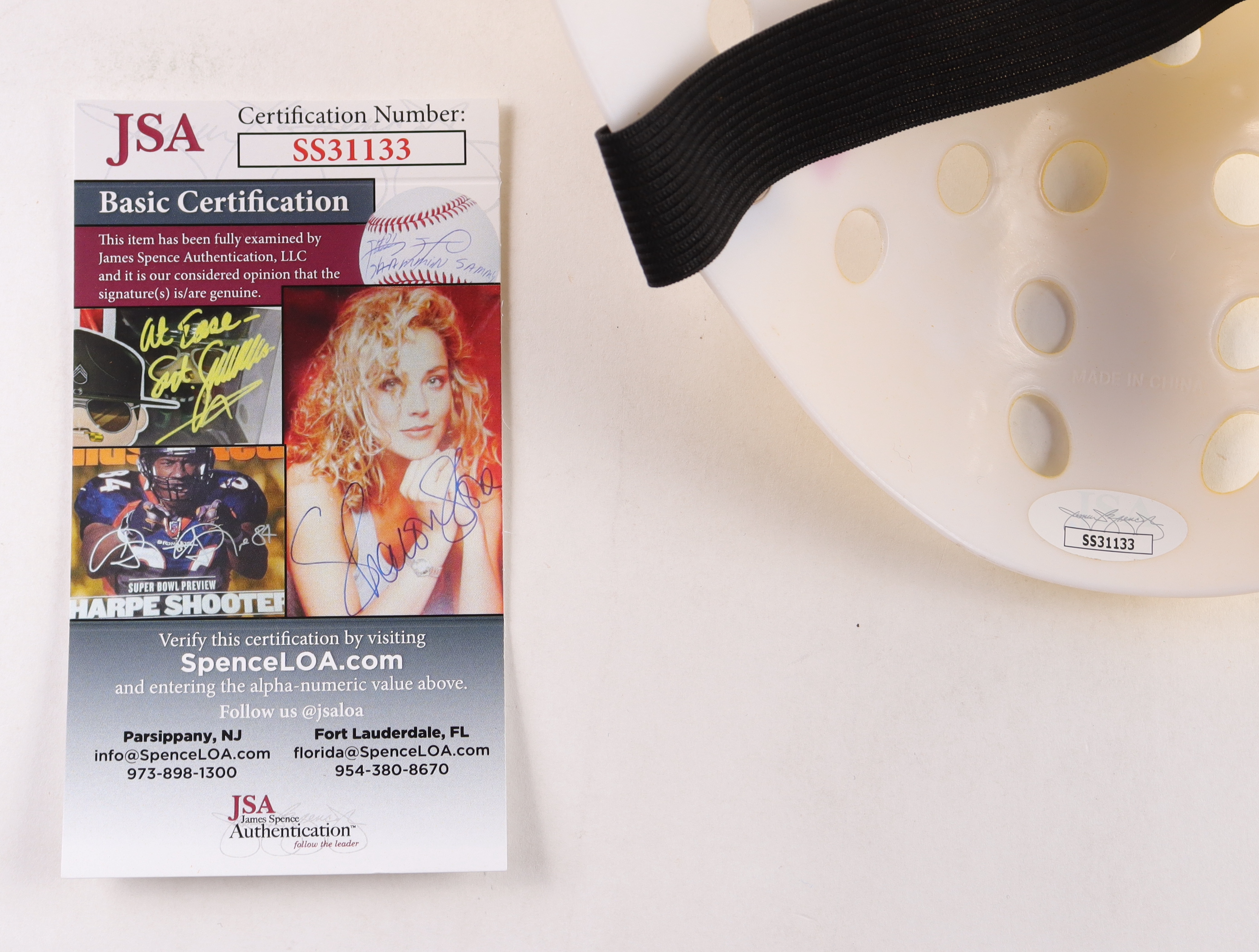 C. J. Graham Signed "Friday the 13th" Mask Inscribed "Jason VI" (JSA) at PristineAuction.com C. J. Graham Signed "Friday the 13th" Mask Inscribed "Jason VI" (JSA) at PristineAuction.com