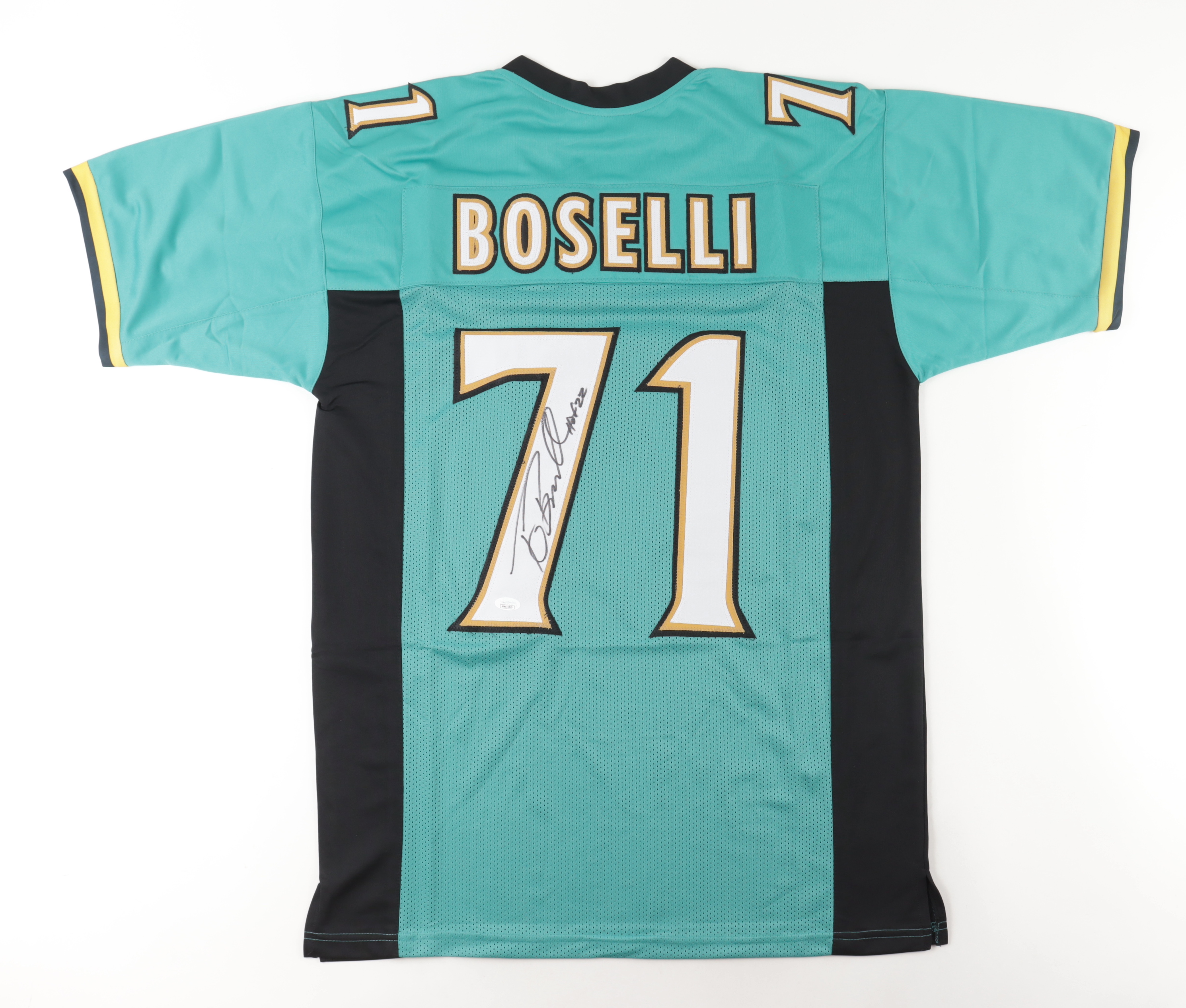 Tony Boselli Signed Jersey Inscribed "HOF 22" (JSA) at PristineAuction.com Tony Boselli Signed Jersey Inscribed "HOF 22" (JSA) at PristineAuction.com