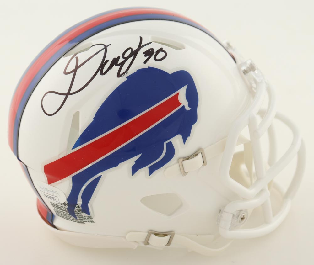 Dane Jackson Signed Bills Speed Mini Helmet (JSA) at PristineAuction.com Dane Jackson Signed Bills Speed Mini Helmet (JSA) at PristineAuction.com