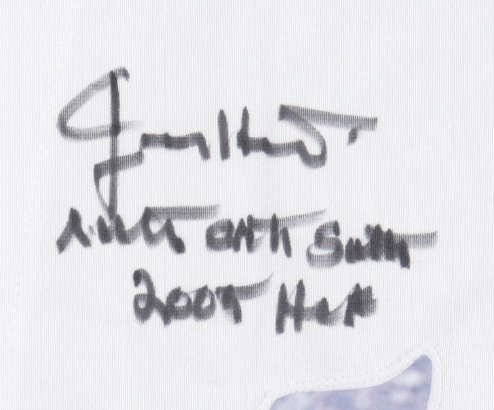 Jimmy Hart Signed Jacket Inscribed "Mouth of the South" & "2005 HOF" (JSA) at PristineAuction.com Jimmy Hart Signed Jacket Inscribed "Mouth of the South" & "2005 HOF" (JSA) at PristineAuction.com